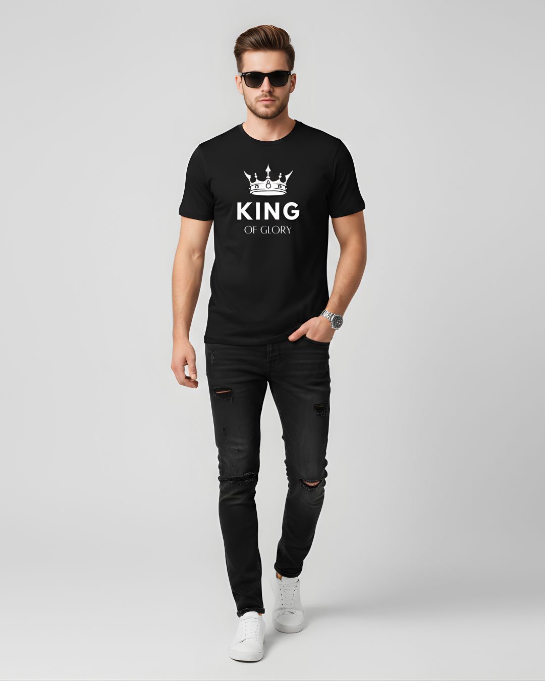 King of Glory Men T-Shirt | Colorful Wear