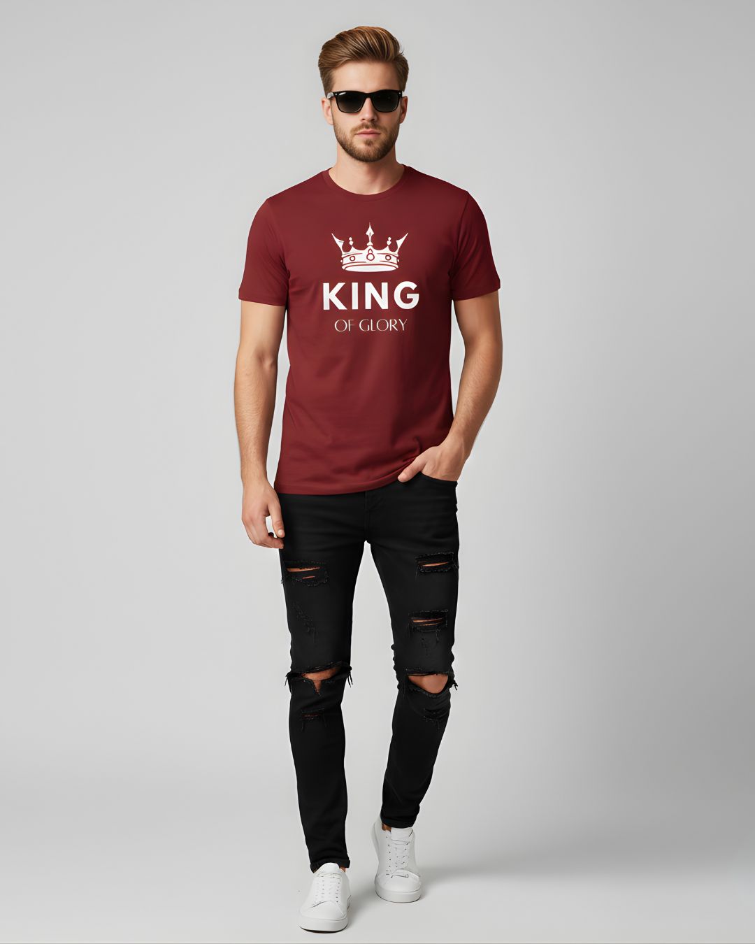 King of Glory Men T-Shirt | Colorful Wear