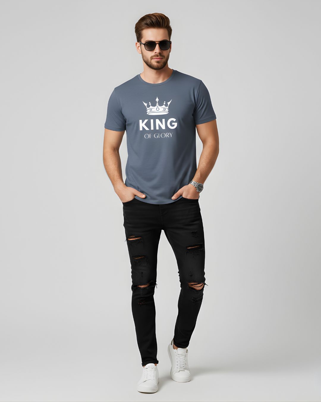 King of Glory Men T-Shirt | Colorful Wear