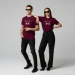Look At Me Unisex T-Shirt (Maroon) | Colorful Wear