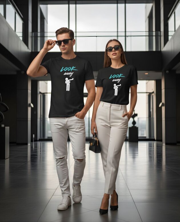 Look Away Unisex T-Shirt | Colorful Wear