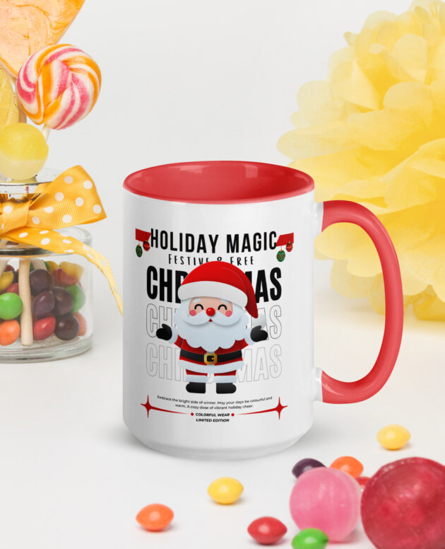 Christmas Santa Mug (15 oz) | Colorful Wear