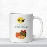 Merry Christmas White Glossy Mug (11 oz) | Colorful Wear