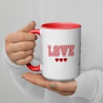 Love Ceramic Mug (15 oz) | Colorful Wear