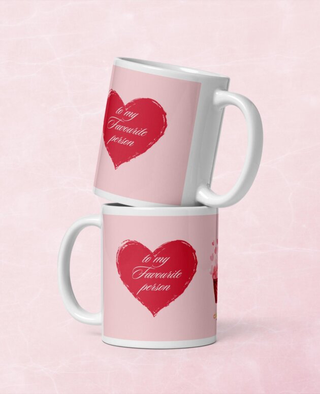 To My Favourite Person Ceramic Mug (11 oz) | Colorful Wear