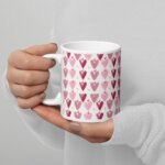 Valentine’s Heart Ceramic Mug (11 oz) | Colorful Wear