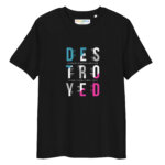 Destroyed Unisex organic cotton t-shirt